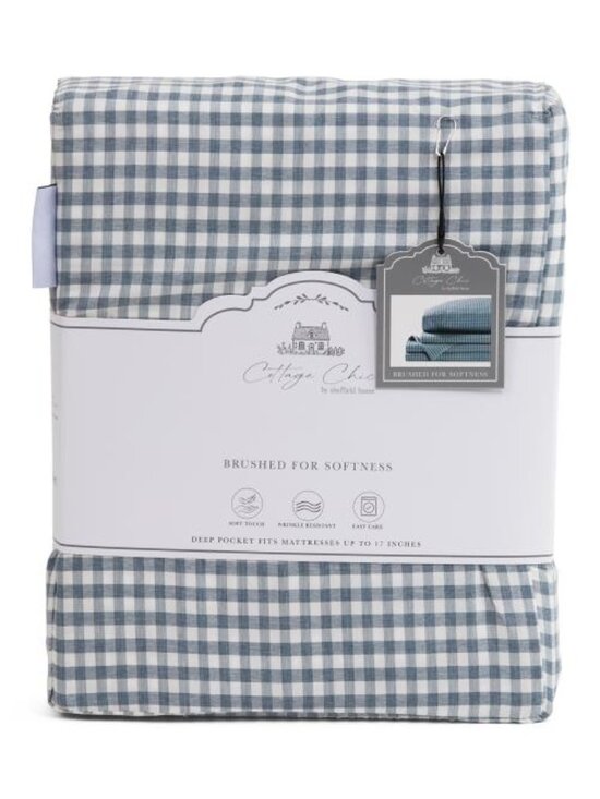 LAUNDRY Other - LAUNDRY Blue Gingham Sheet Set